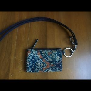 Vera Bradley Wallet w/ Lanyard